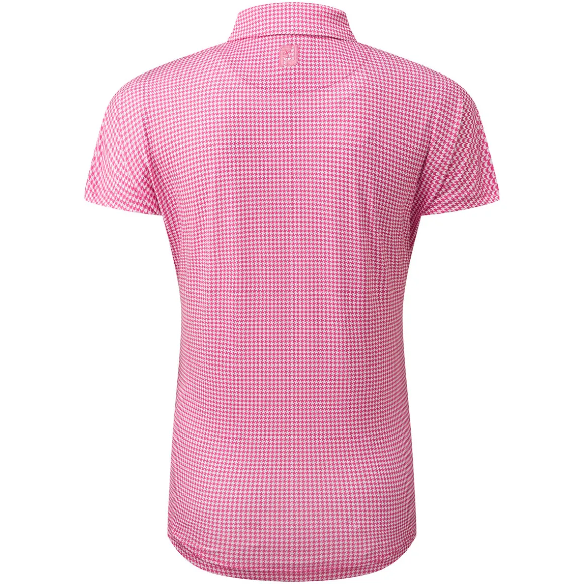 footjoy_ladies_houndstoot_4-3.webp FootJoy Ladies Houndstooth Print Golf Polo Shirt