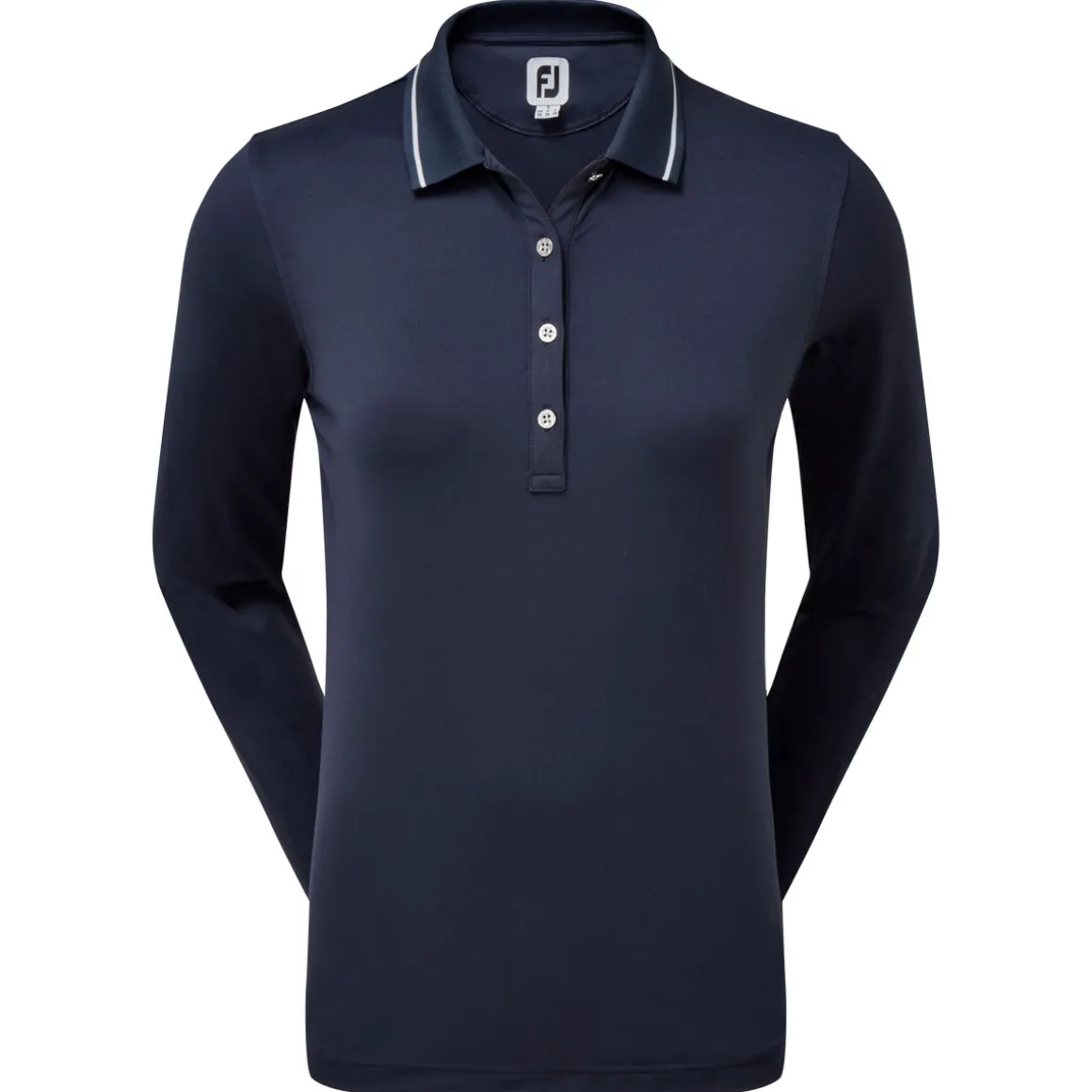 footjoy_ladies_thermal_so_3-1.webp FootJoy Ladies Thermal Solid Long Sleeve Golf Polo Shirt