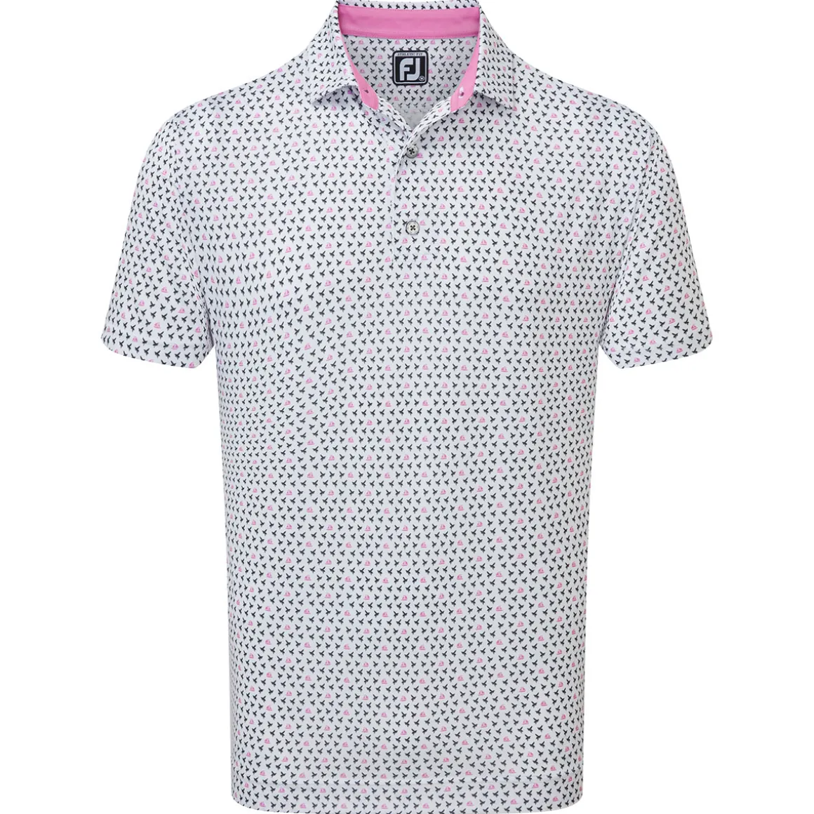 footjoy_mens_flying_wasp__3.webp FootJoy Men's Flying Wasp Print Lisle Golf Polo Shirt