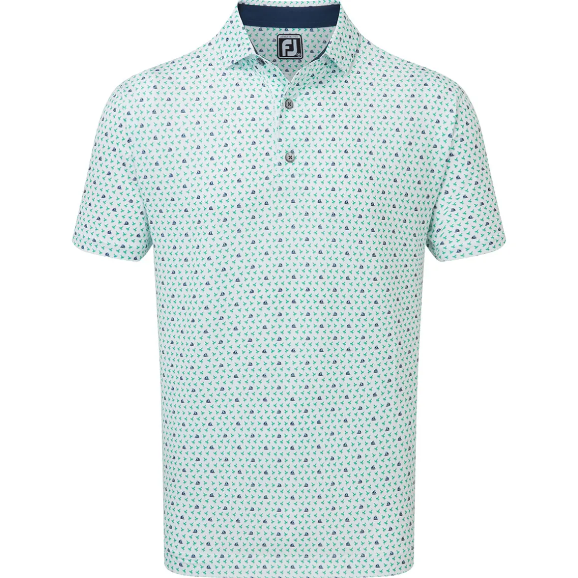 footjoy_mens_flying_wasp__5.webp FootJoy Men's Flying Wasp Print Lisle Golf Polo Shirt