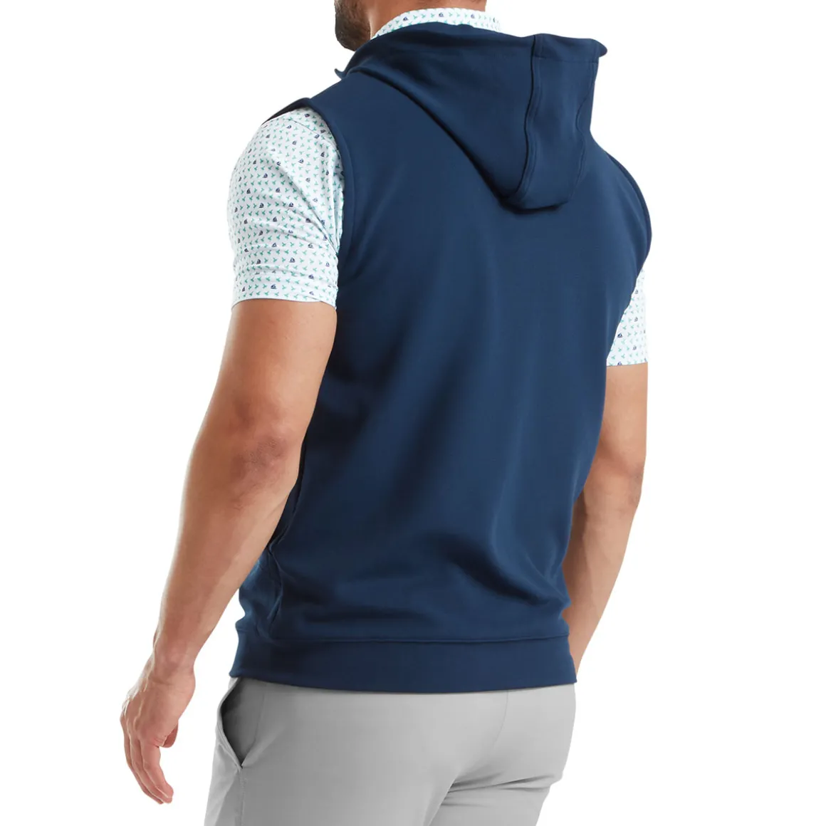 FootJoy Men's Full Zip Hoodie Golf Vest