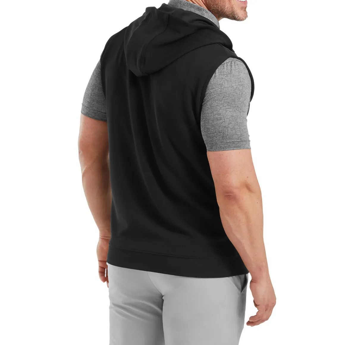 FootJoy Men's Full Zip Hoodie Golf Vest