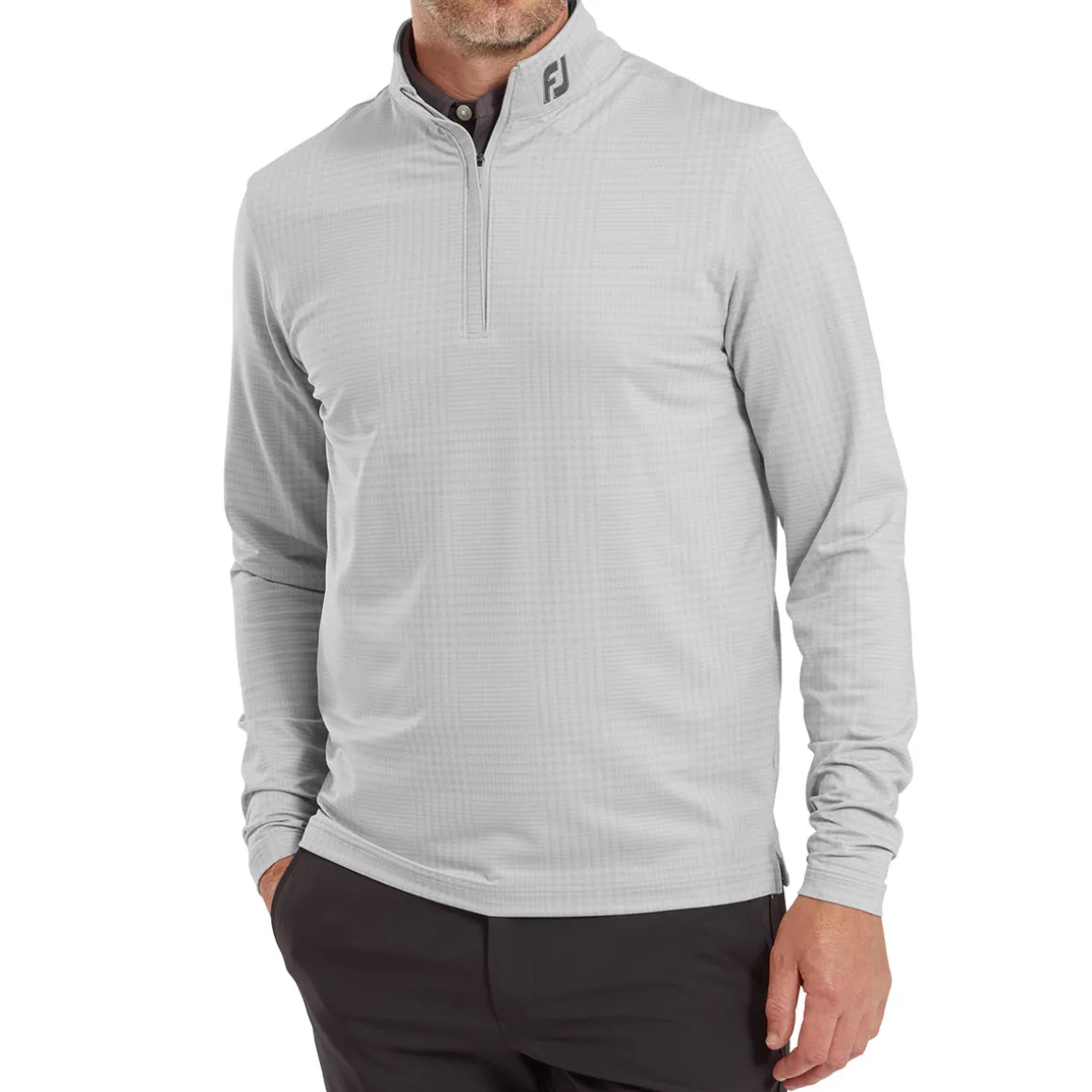 FootJoy Men's Glen Plaid Chill-Out Golf Midlayer