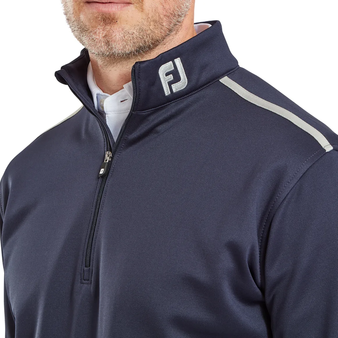 footjoy_mens_solid_chillo_2.webp FootJoy Men's Solid Chill-Out Half Zip Golf Midlayer