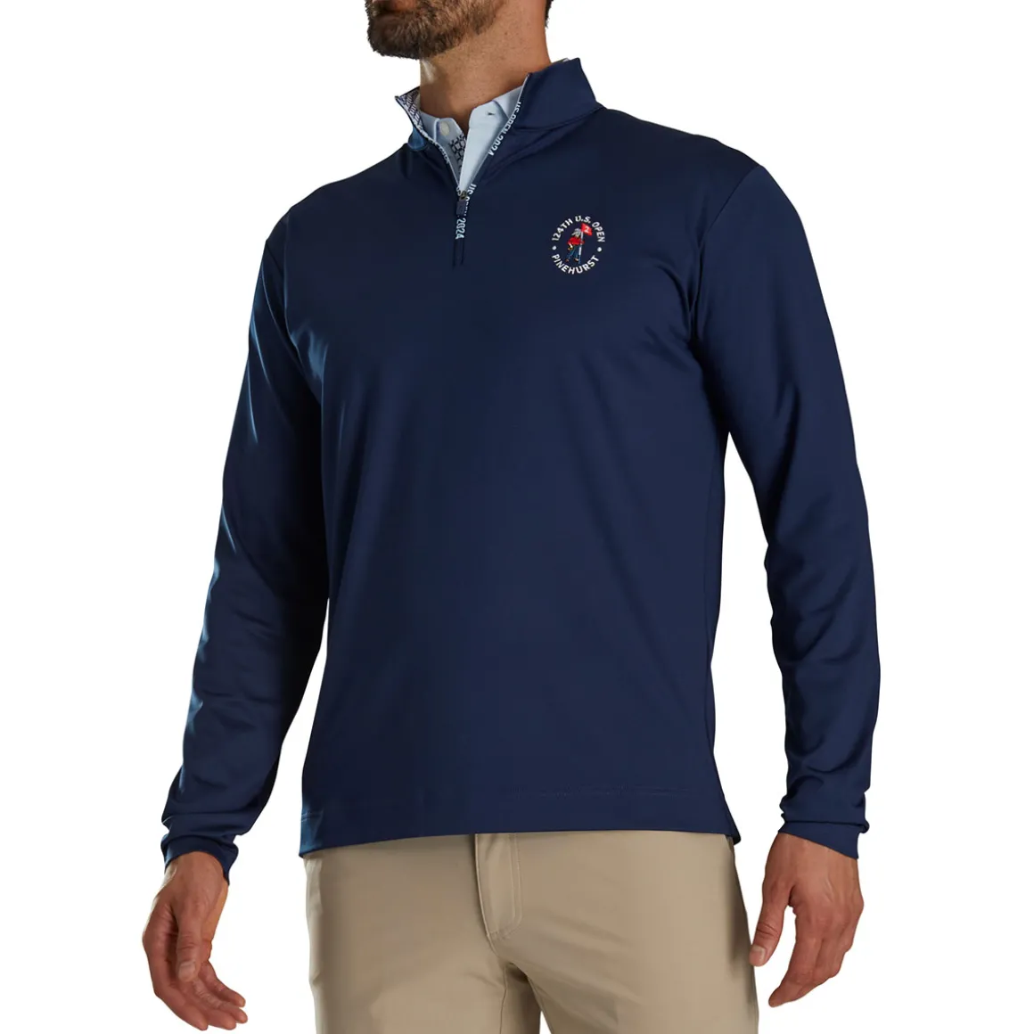 FootJoy Men's Solid US Open Golf Mid Layer