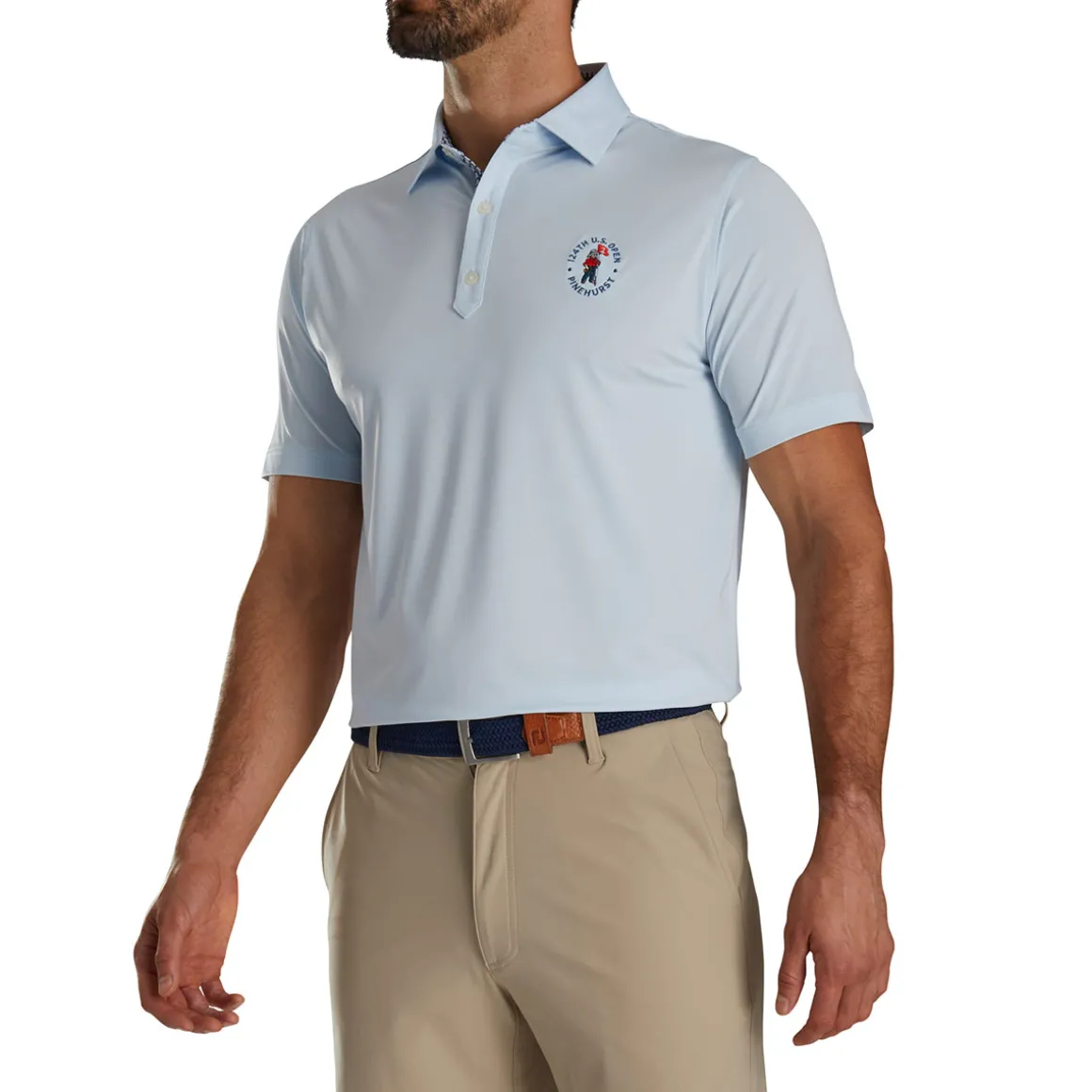 FootJoy Men's Solid US Open Golf Polo Shirt