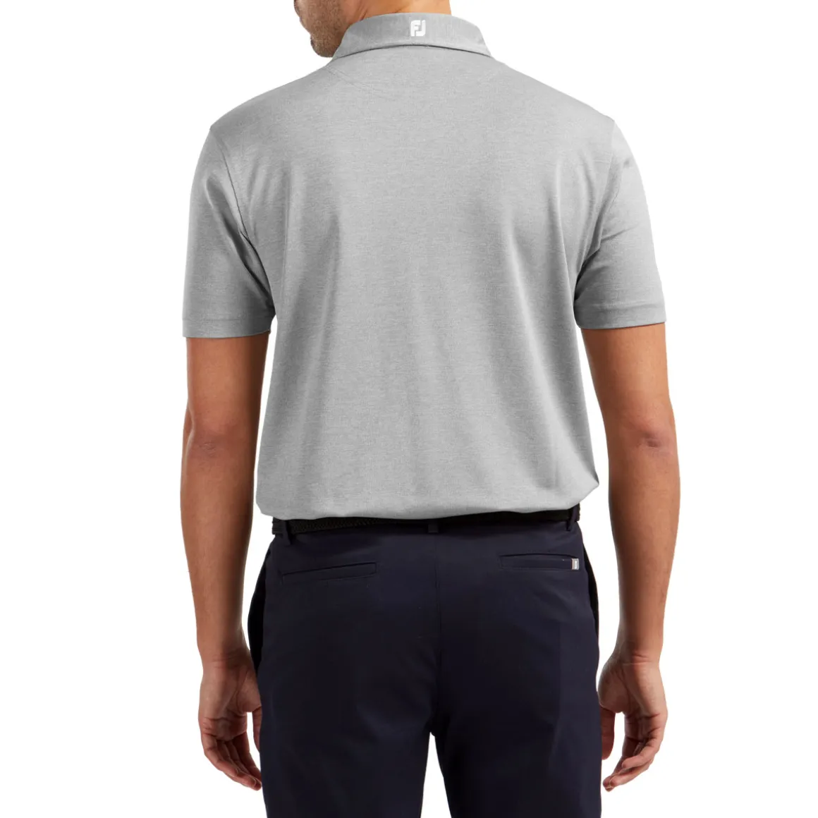FootJoy Men's Stretch Pique Solid Colour Golf Polo Shirt