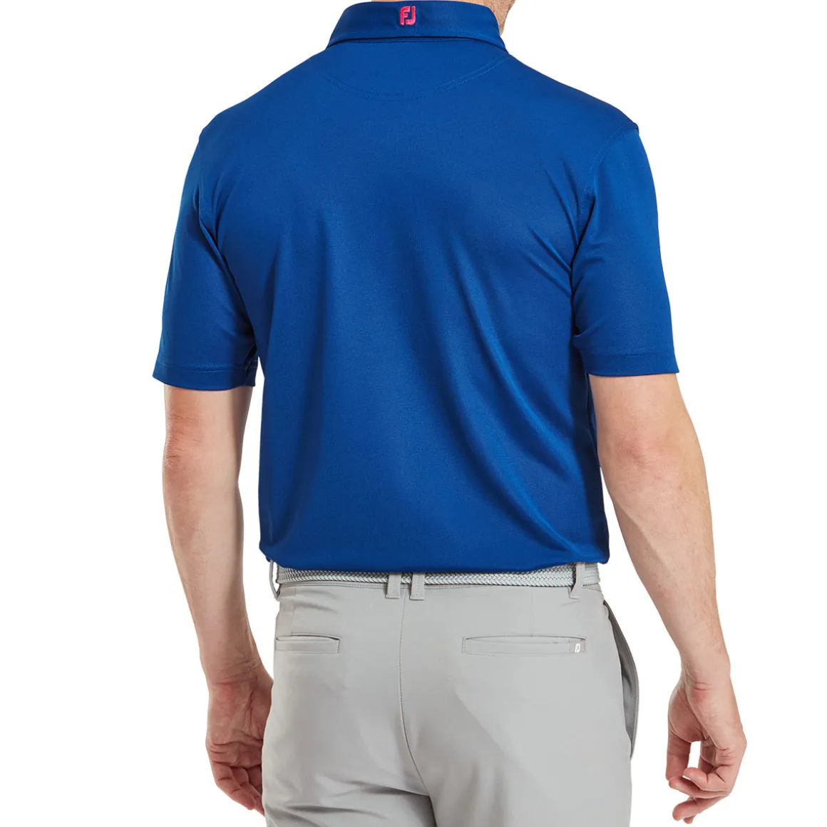 FootJoy Men's Stretch Pique Solid Colour Golf Polo Shirt