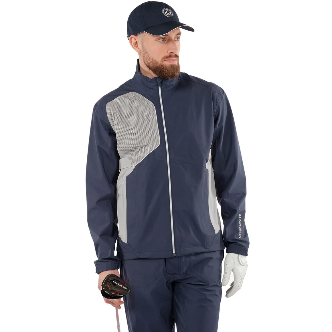 Galvin Green Men's Ames Pertex Waterproof Full Zip Golf Jacket