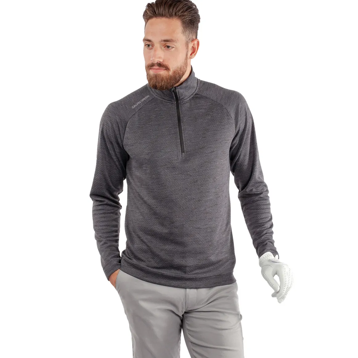Galvin Green Men's Dion Golf Half Zip Golf Midlayer