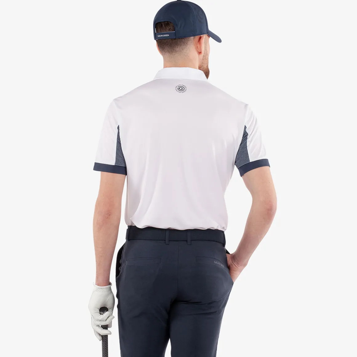 Galvin Green Men's Mills Chest Print Golf Polo Shirt
