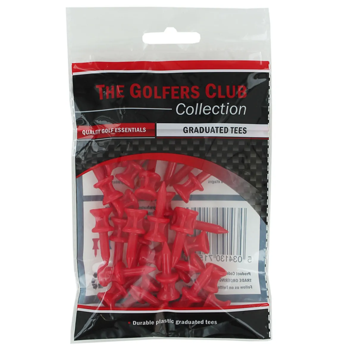 Golfers Club Step Height Golf Tees - 30 Pack