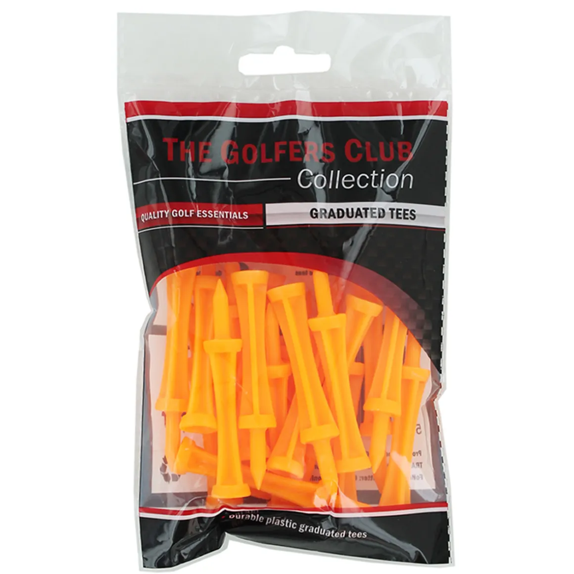 Golfers Club Step Height Golf Tees - 20 Pack
