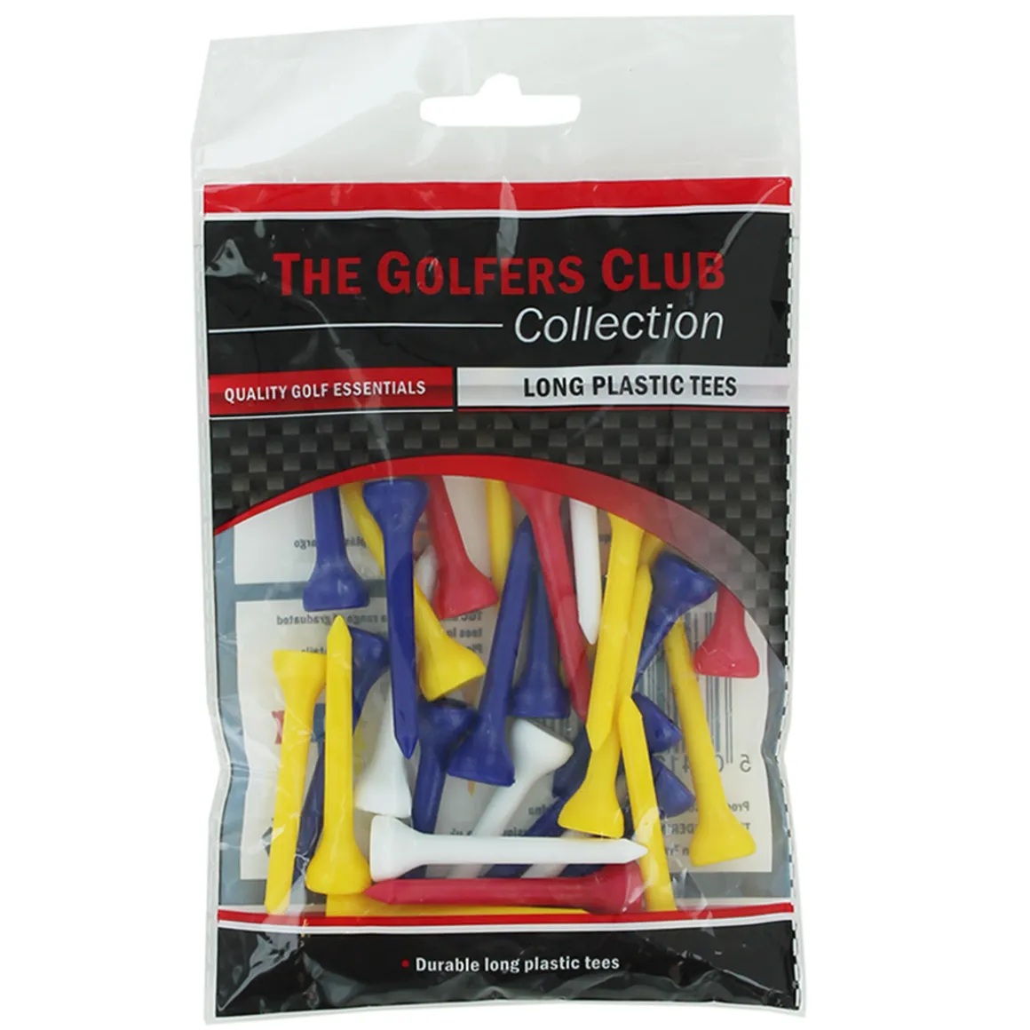 Golfers Club Step Height Long Golf Tees - 30 Pack