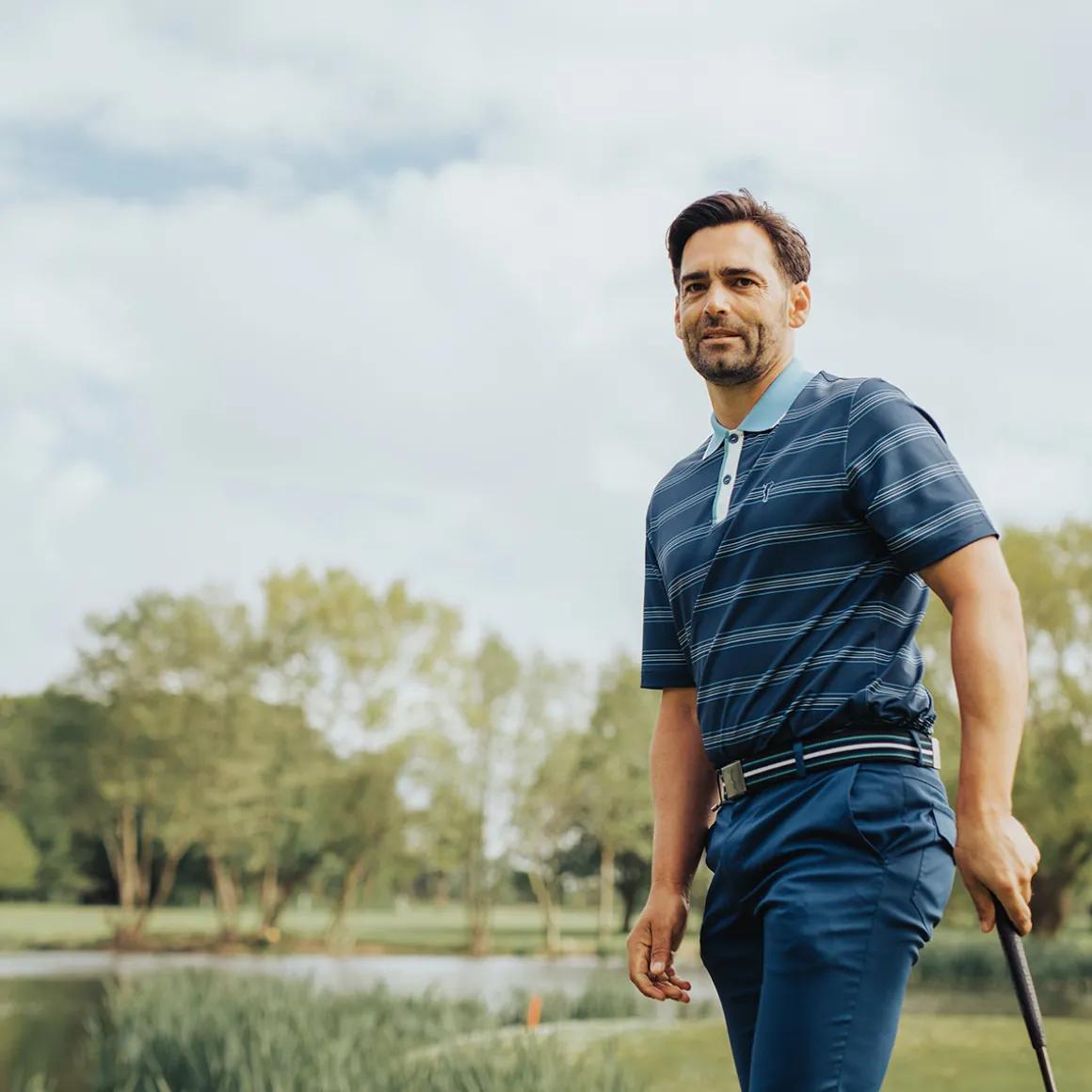 golfino_mens_multistripe__11-1.webp GOLFINO Men's Multi-Stripe Breathable Golf Polo Shirt