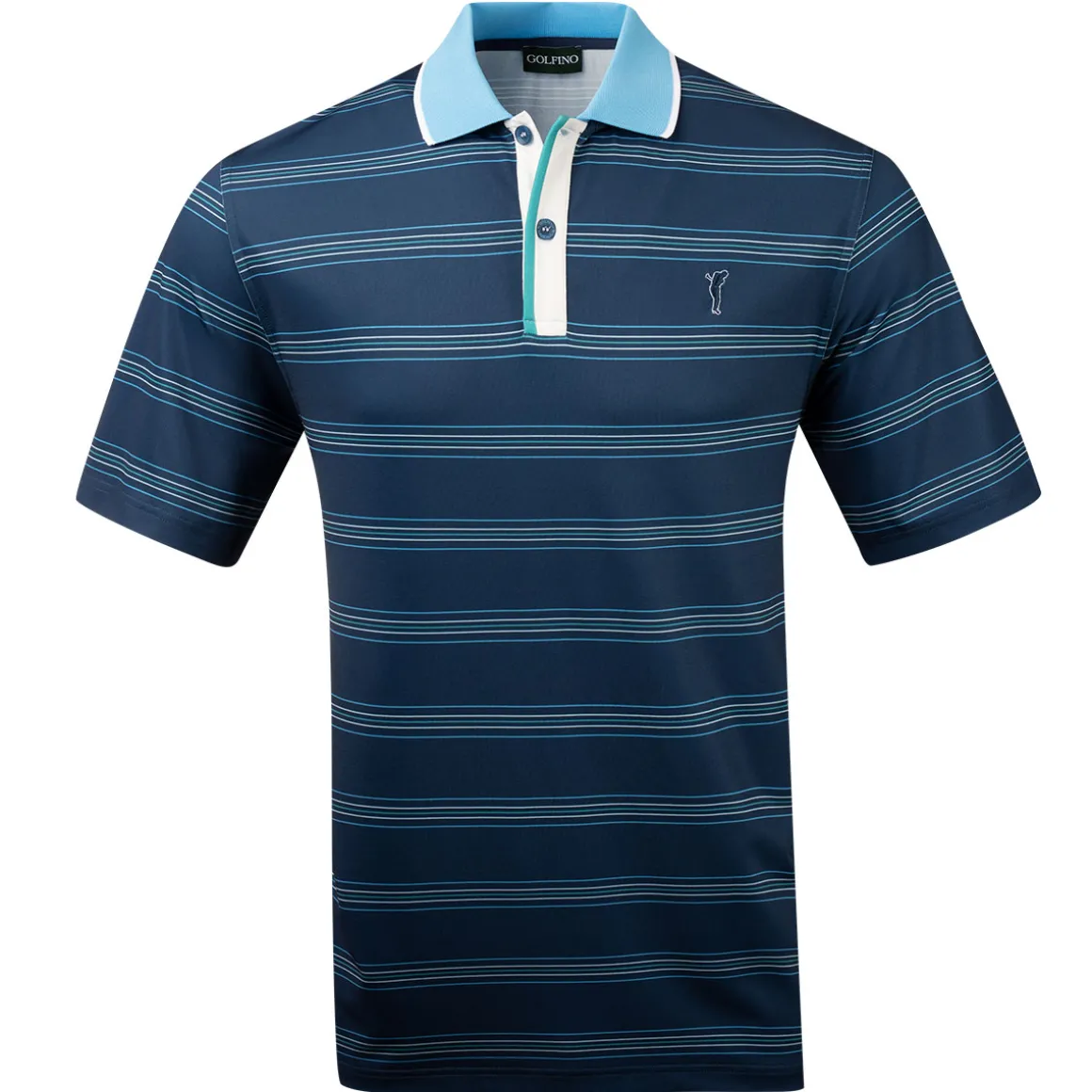 golfino_mens_multistripe__2-1.webp GOLFINO Men's Multi-Stripe Breathable Golf Polo Shirt