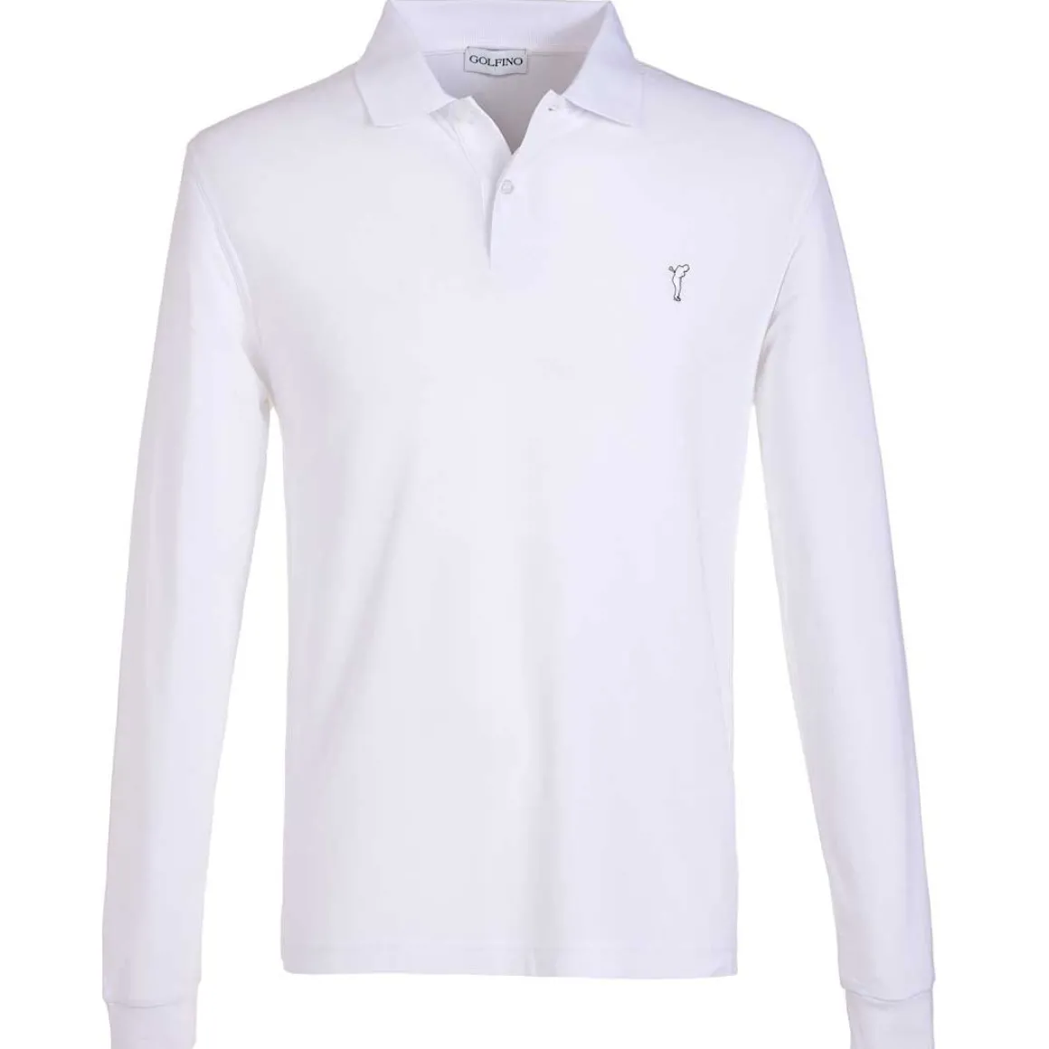 GOLFINO Men's Turnberry Long Sleeve Golf Polo Shirt