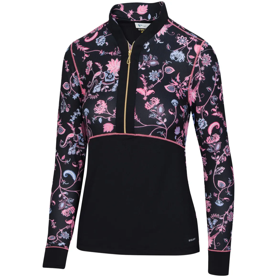 Greg Norman Ladies Crown Half Zip Golf Midlayer