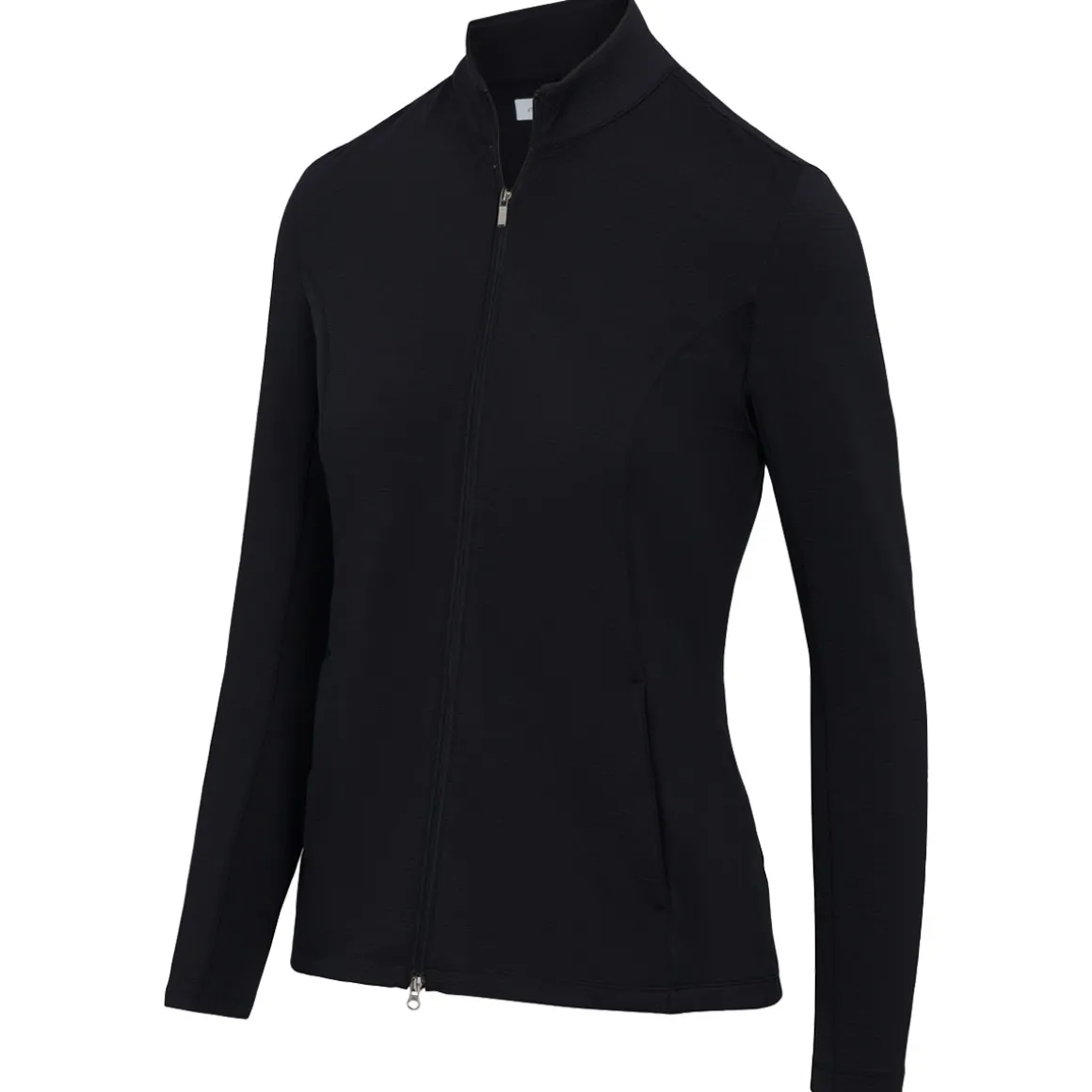Greg Norman Ladies Ottoman Rib Full Zip Golf Jacket
