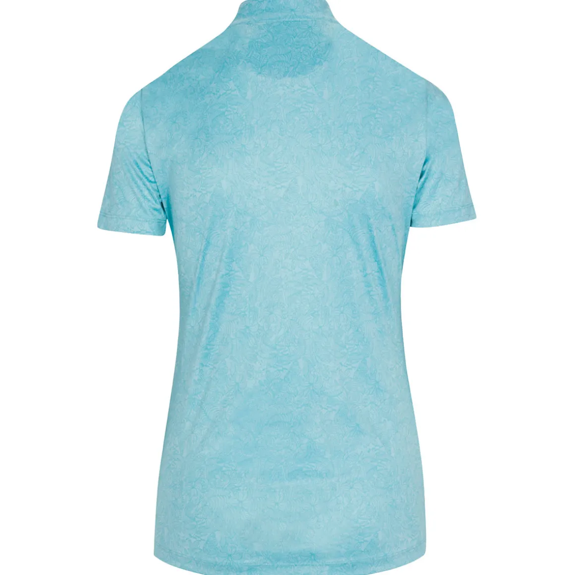 Greg Norman Ladies Tropical Menagerie Zip Golf Polo Shirt