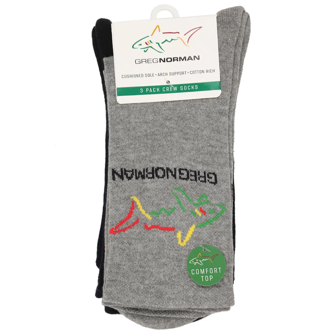 greg_norman_mens_barnard__3.webp Greg Norman Men's Barnard Crew Golf Socks