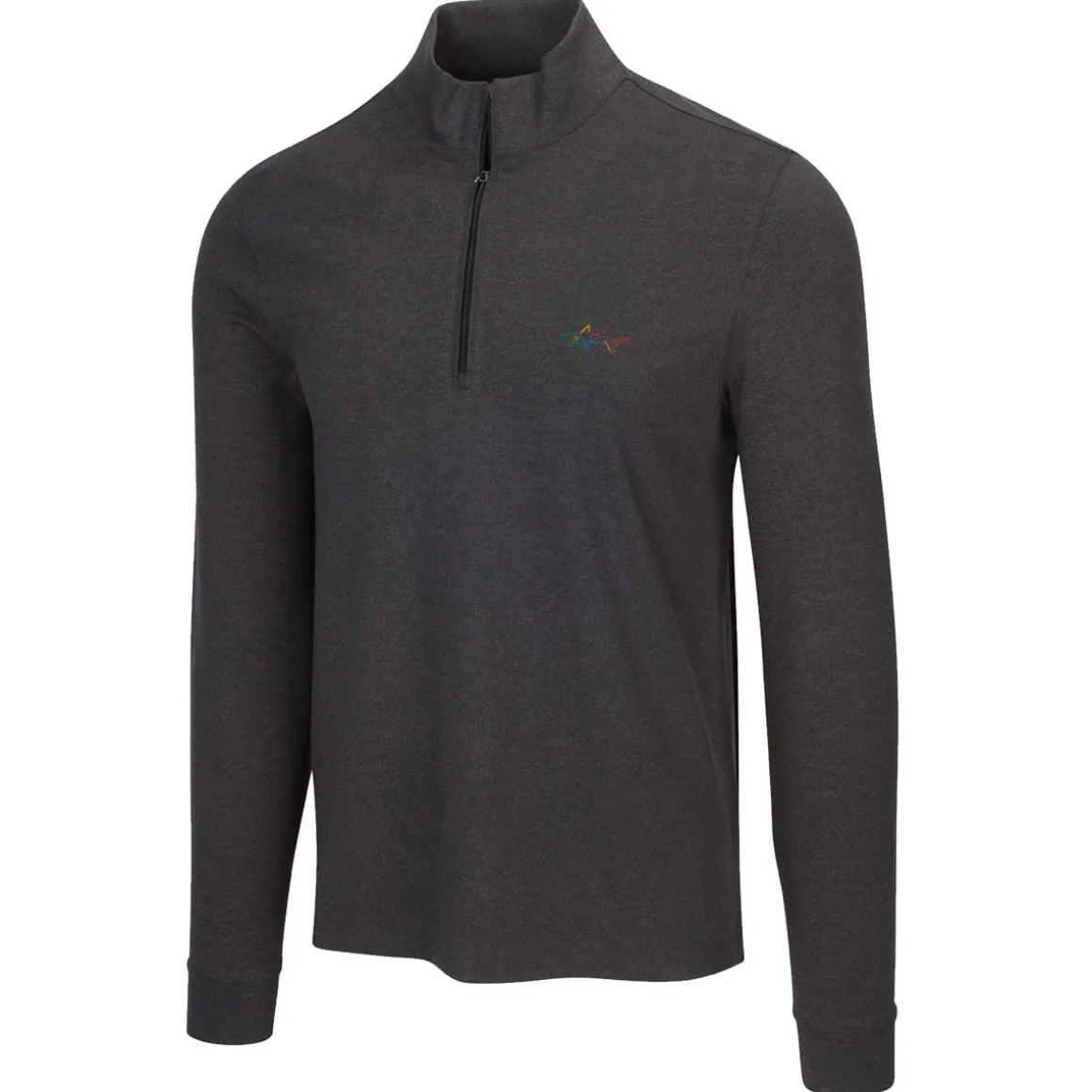 greg_norman_mens_heathere_4-4.webp Greg Norman Men's Heathered Half Zip Mock Golf Midlayer