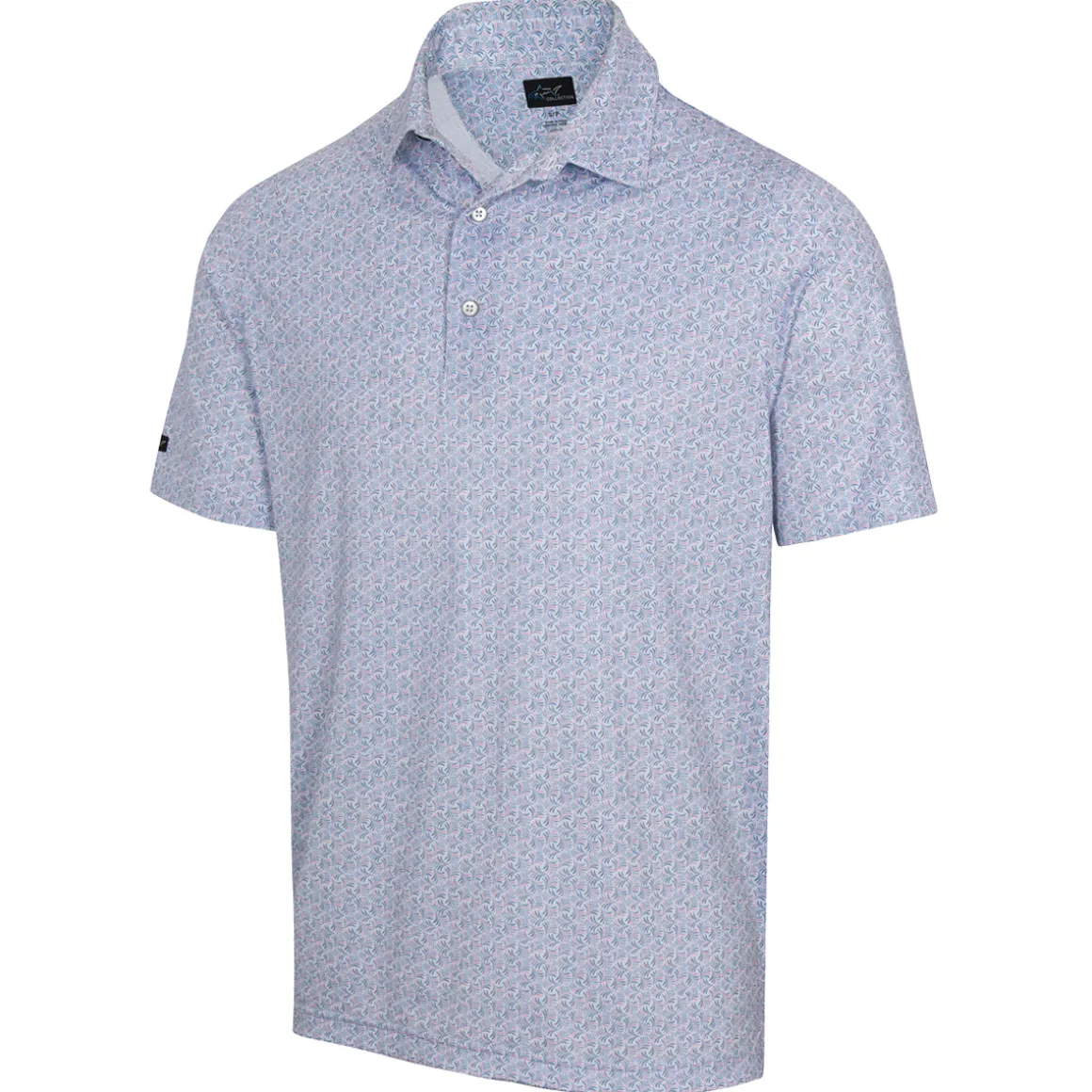 Greg Norman Men's Island Flora ML75 Stretch Golf Polo Shirt