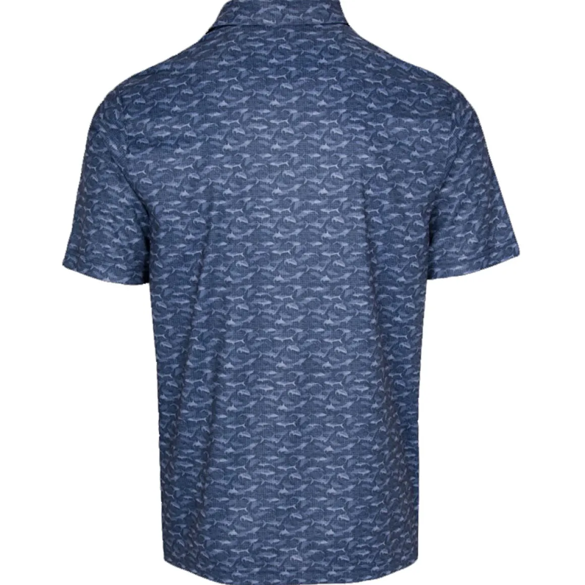 Greg Norman Men's Lab Shark Shadow Golf Polo Shirt