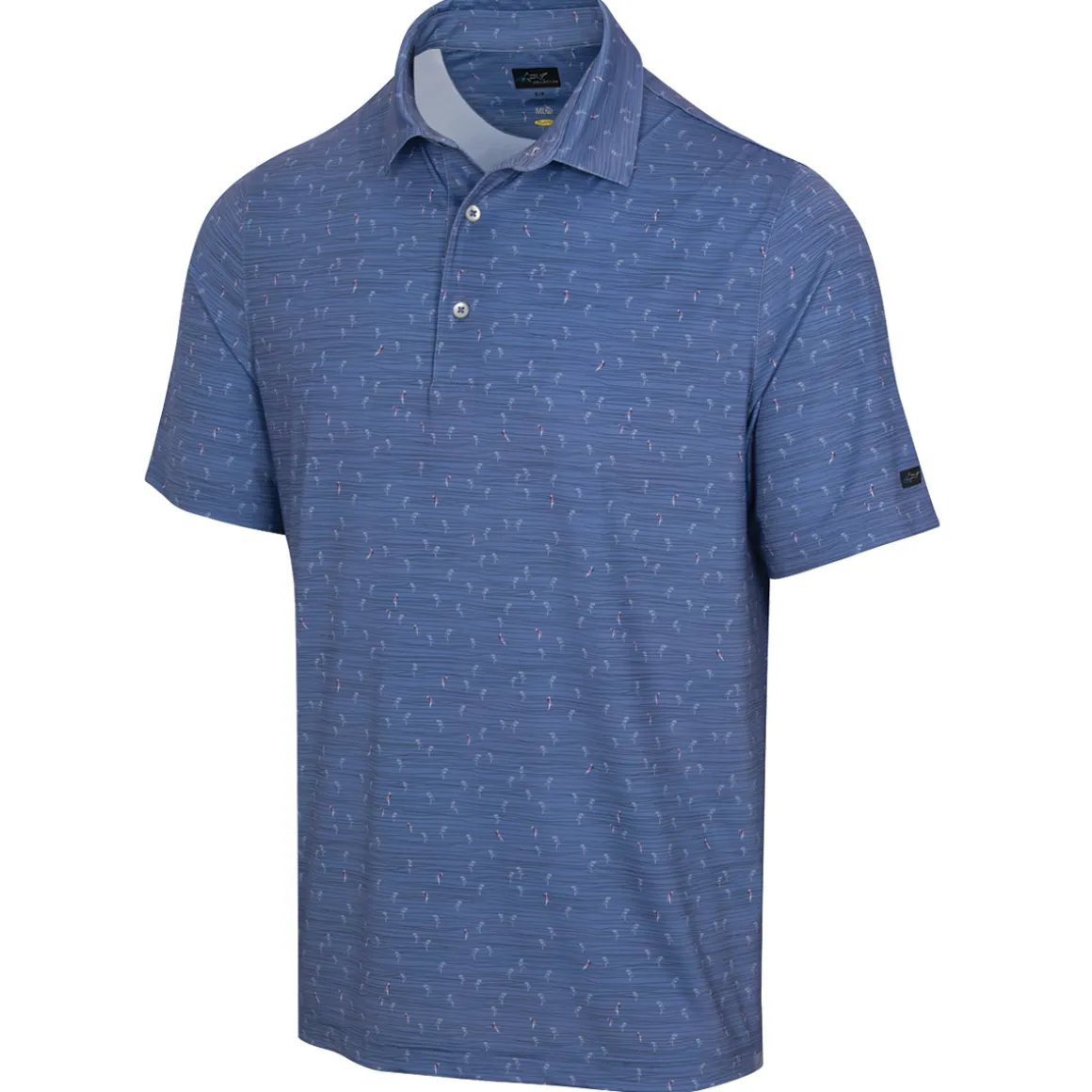 Greg Norman Men's Parrot ML75 Stretch Golf Polo Shirt