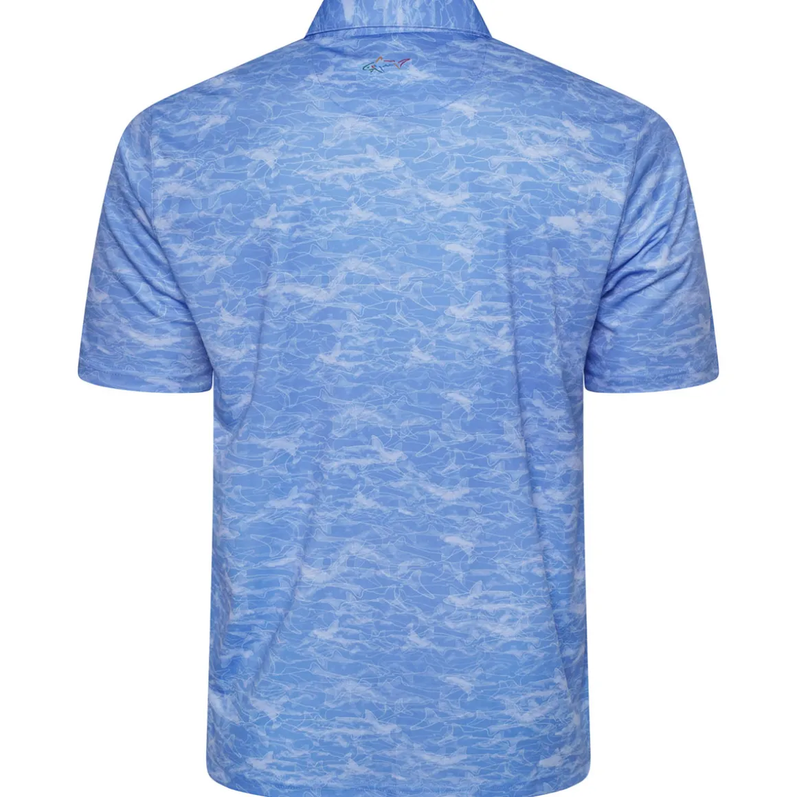 Greg Norman Men's Shark Shadow Camo Golf Polo Shirt