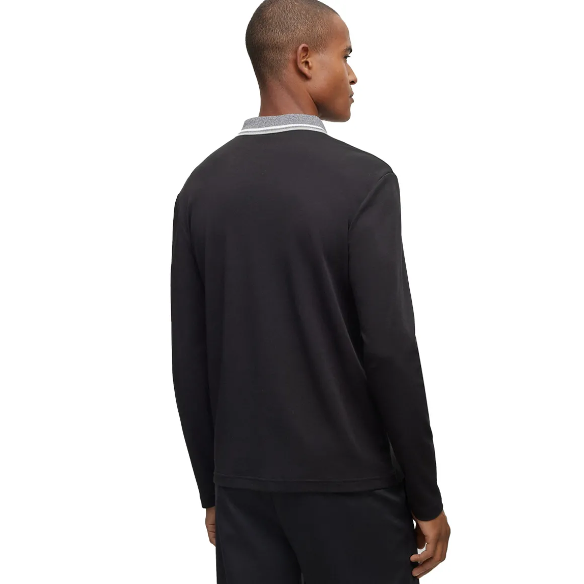 Hugo Boss Men's Plisy 1 Long Sleeve Golf Polo Shirt