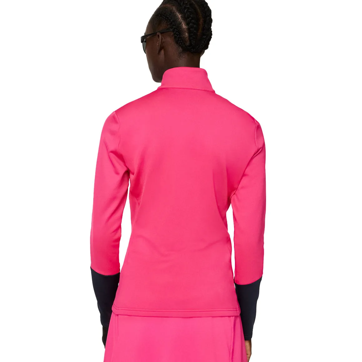 J.Lindeberg Ladies Aerial Blocked Quarter Zip Golf Mid Layer