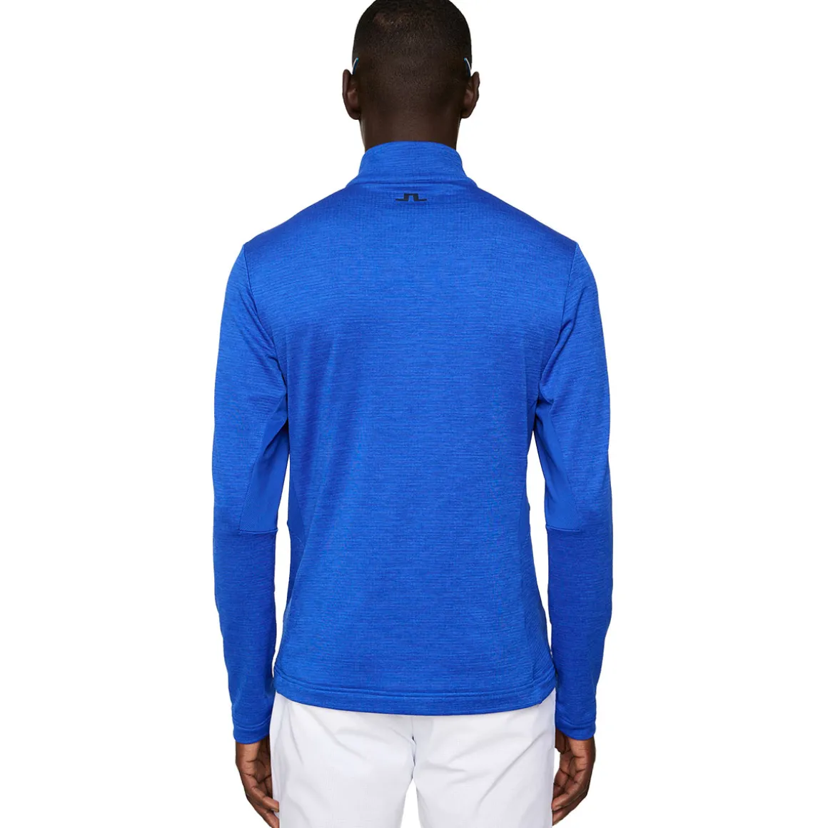 J.Lindeberg Men's Destry Melange Quarter Zip Golf Mid Layer