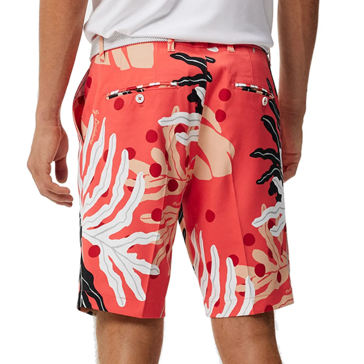 J.Lindeberg Men's Eloy Print Golf Shorts
