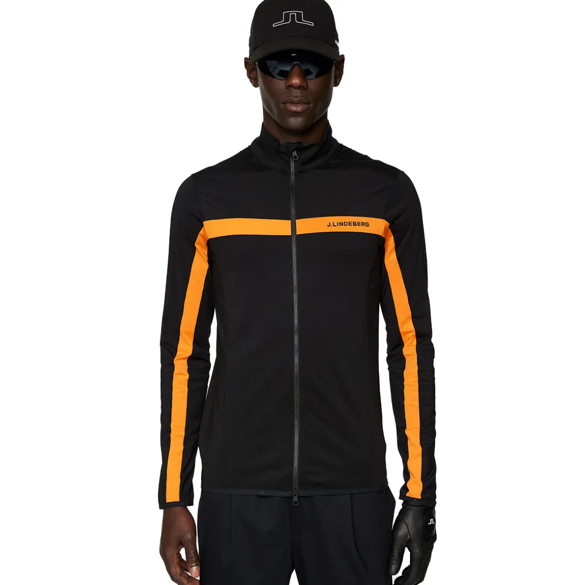 J.Lindeberg Men's Jarvis Full Zip Golf Mid Layer