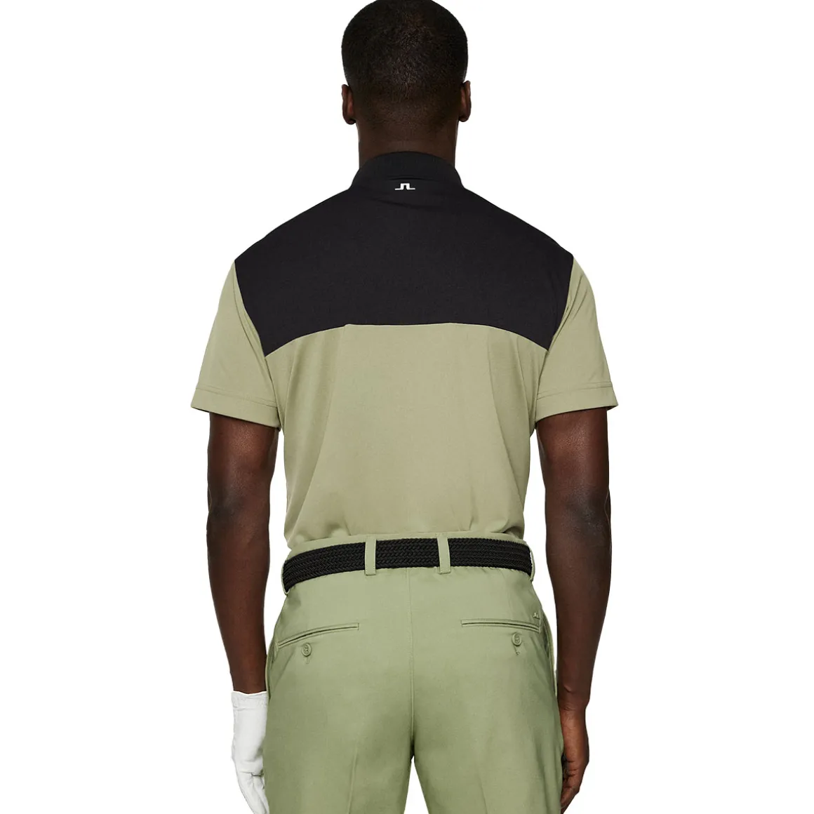 J.Lindeberg Men's Keenan Colorblock Golf Polo Shirt