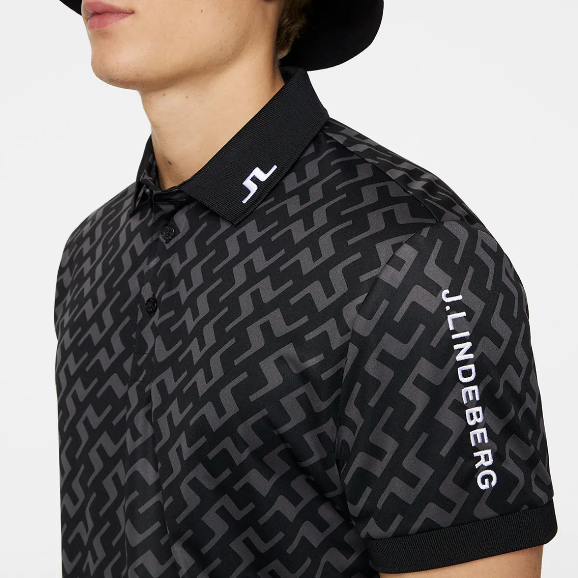 jlindeberg_mens_tour_tech_11-3.webp J.Lindeberg Men's Tour Tech Print Golf Polo Shirt