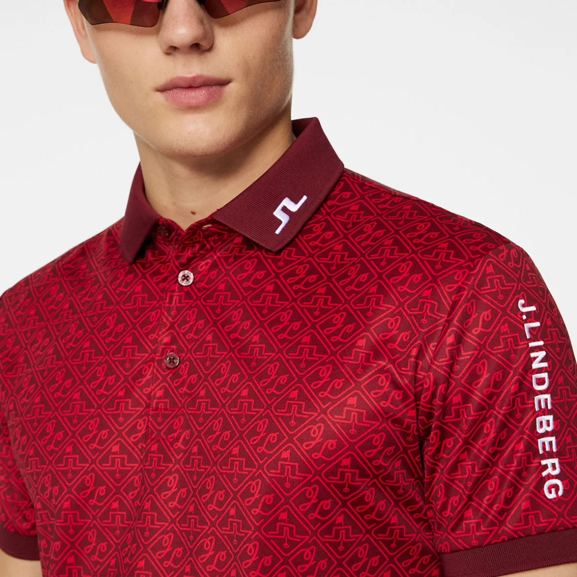 jlindeberg_mens_tour_tech_6-3.webp J.Lindeberg Men's Tour Tech Print Golf Polo Shirt