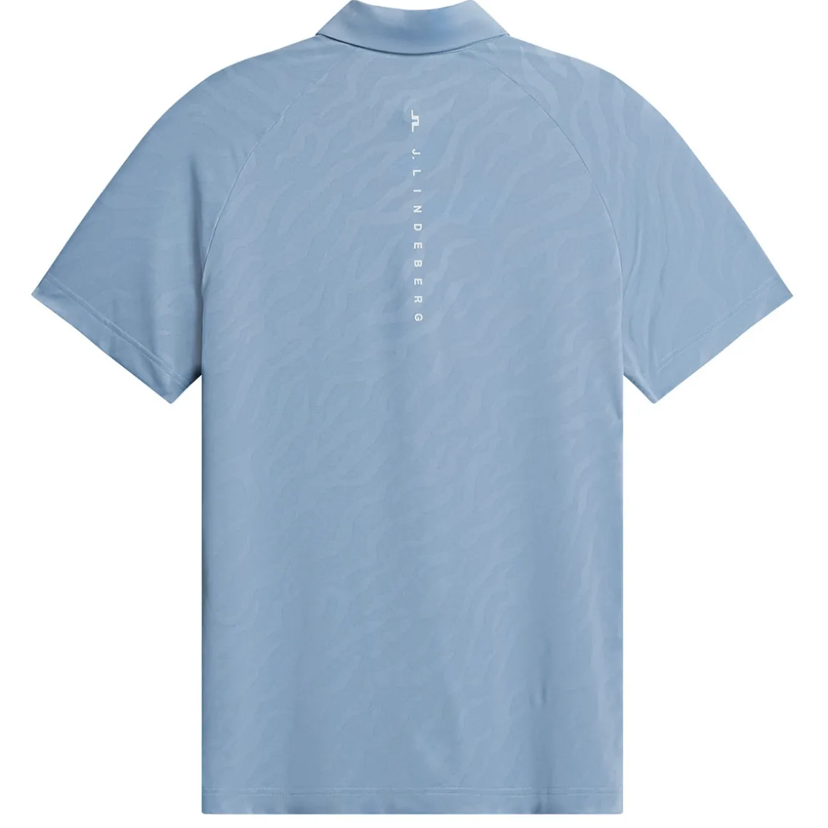 J.Lindeberg Men's Wilhelm Mesh Jacquard Golf Polo Shirt