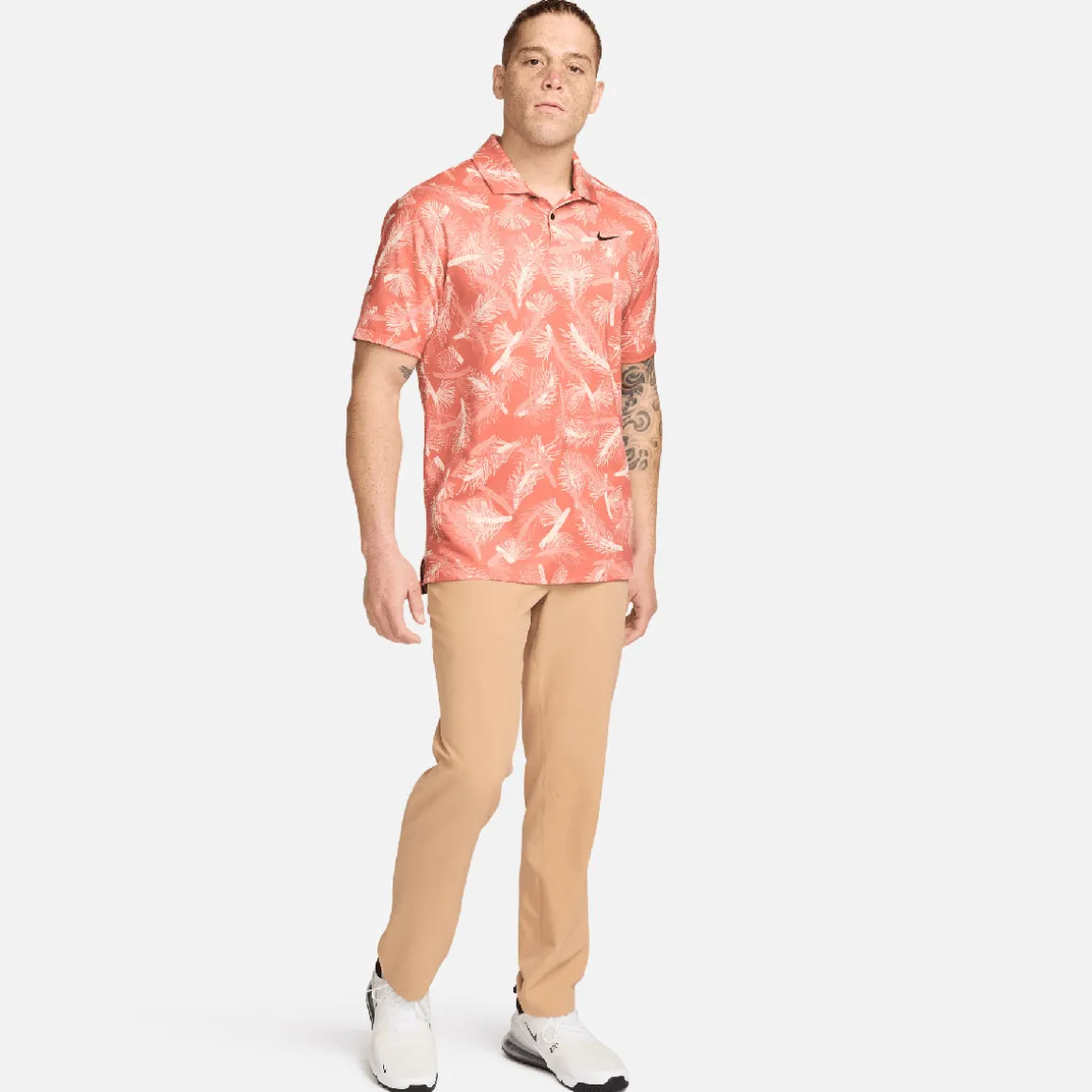 nike_mens_tour_pine_print_23.webp Nike Men's Tour Pine Print Golf Polo Shirt