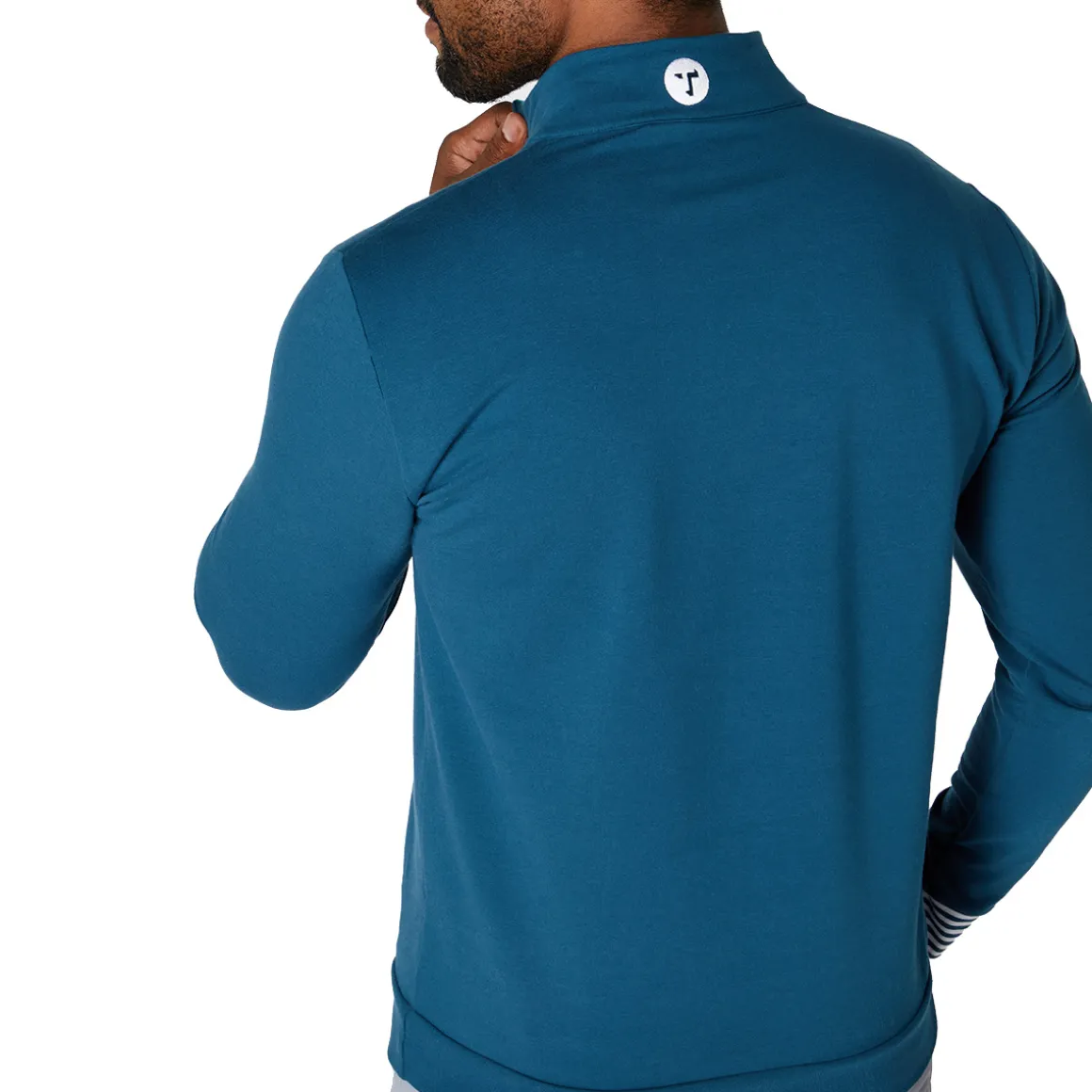 oceantee_mens_silvertip_z_3.webp OCEANTEE Men's Silvertip Zip Golf Midlayer