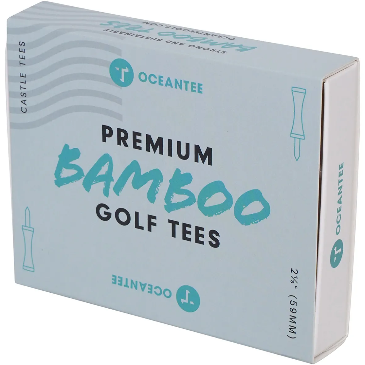 oceantee_mm_bamboo_castle_4-2.webp OCEANTEE 59mm Bamboo Castle Golf Tees - 15 Pack