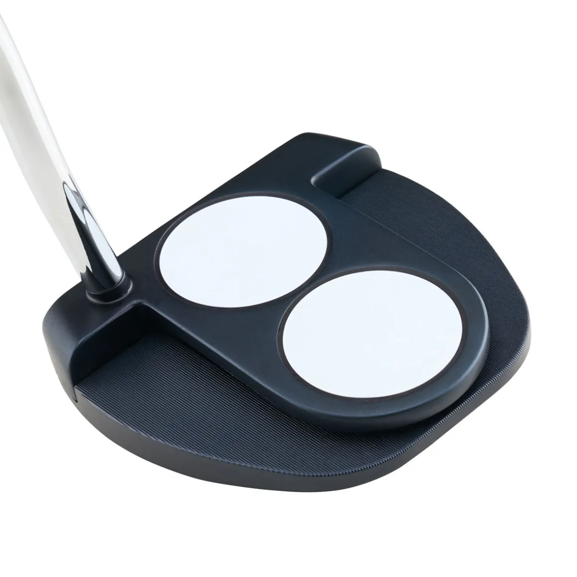 odyssey_aione_ball_jailbi_3.webp Odyssey Ai-ONE 2-Ball Jailbird Mini Double Bend Pistol Golf Putter