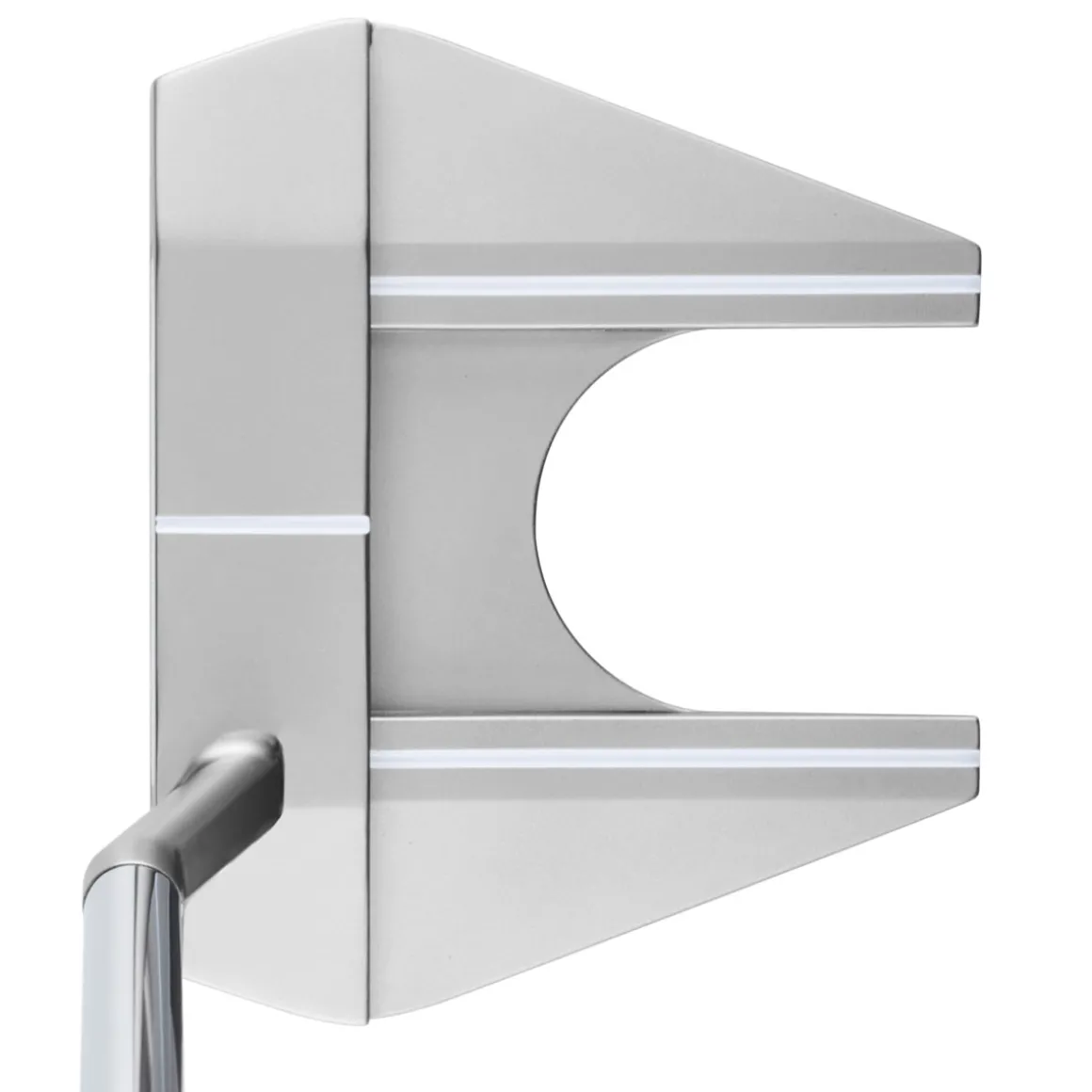 Odyssey Ai-ONE Seven Silver Short Slant Pistol Golf Putter