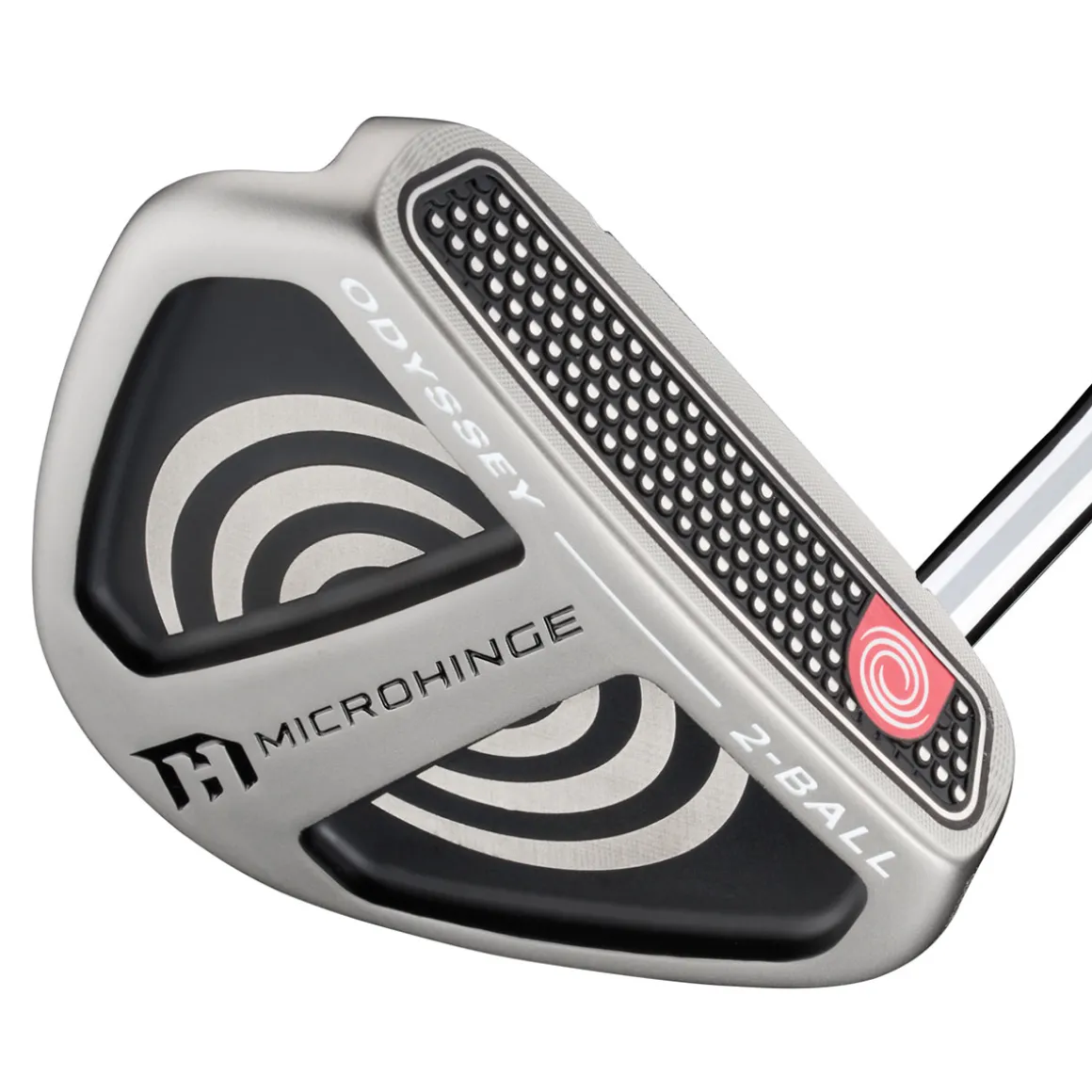 Odyssey Microhinge V-Line 2-Ball Double Bend Pistol Golf Putter