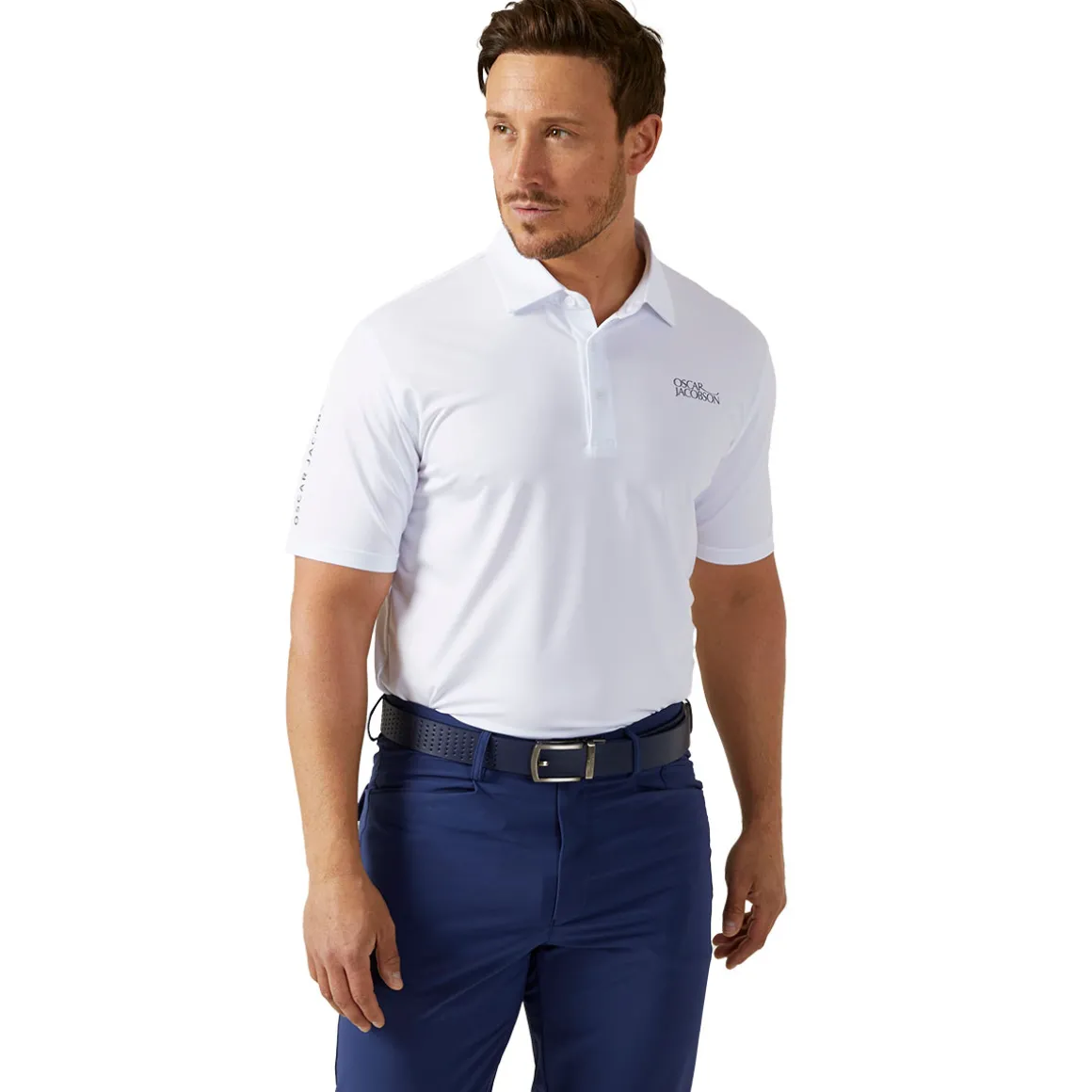 Oscar Jacobson Men's Bullock Tour Golf Polo Shirt