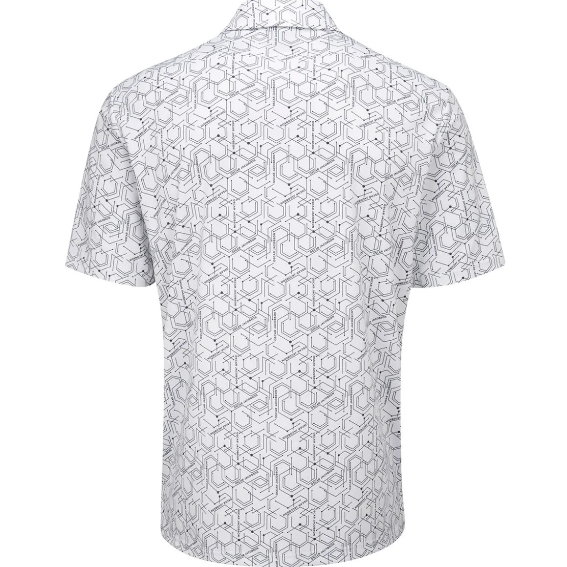 oscar_jacobson_mens_hollo_7.webp Oscar Jacobson Men's Hollow Geo Print Golf Polo Shirt