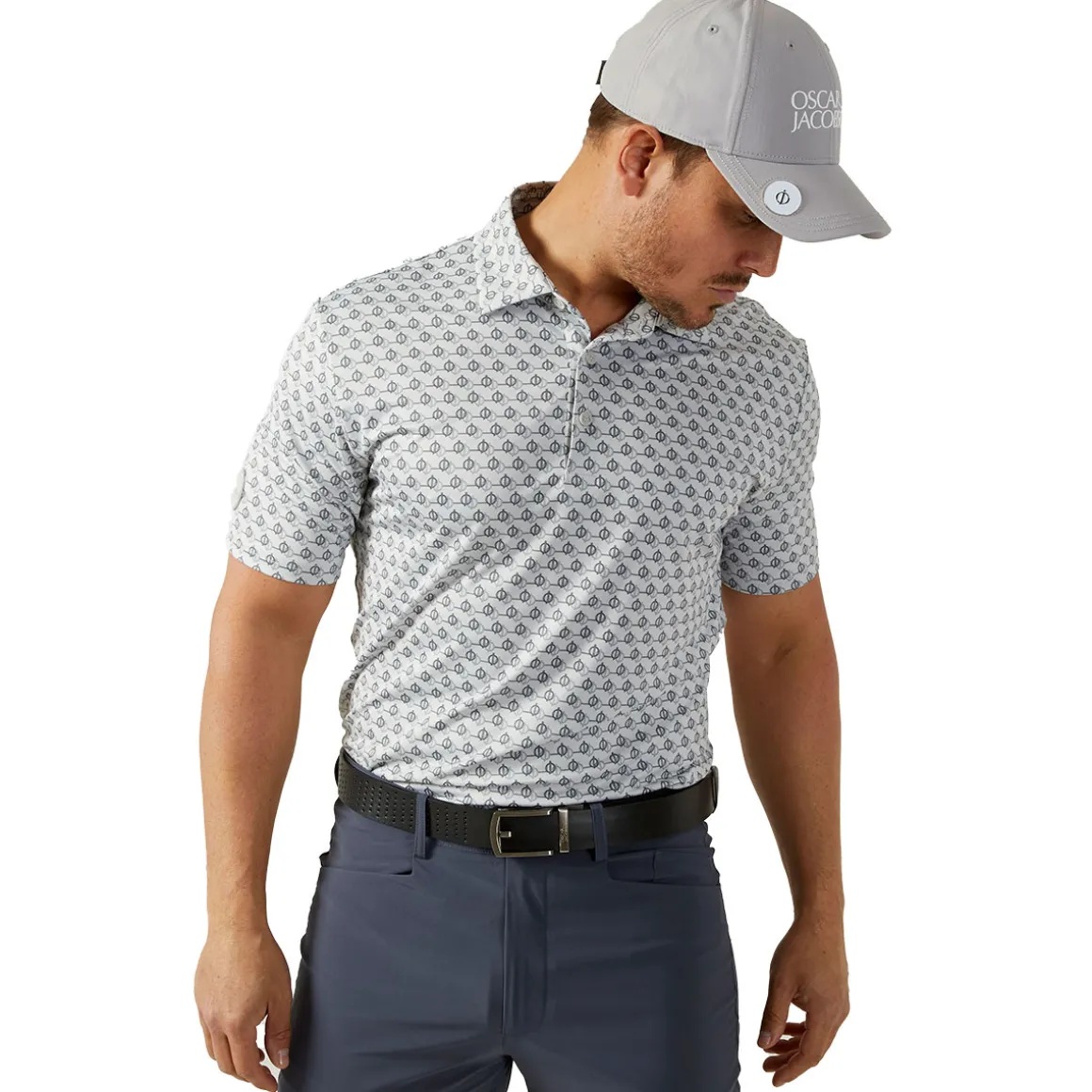 Oscar Jacobson Men's Kotewall Golf Polo Shirt