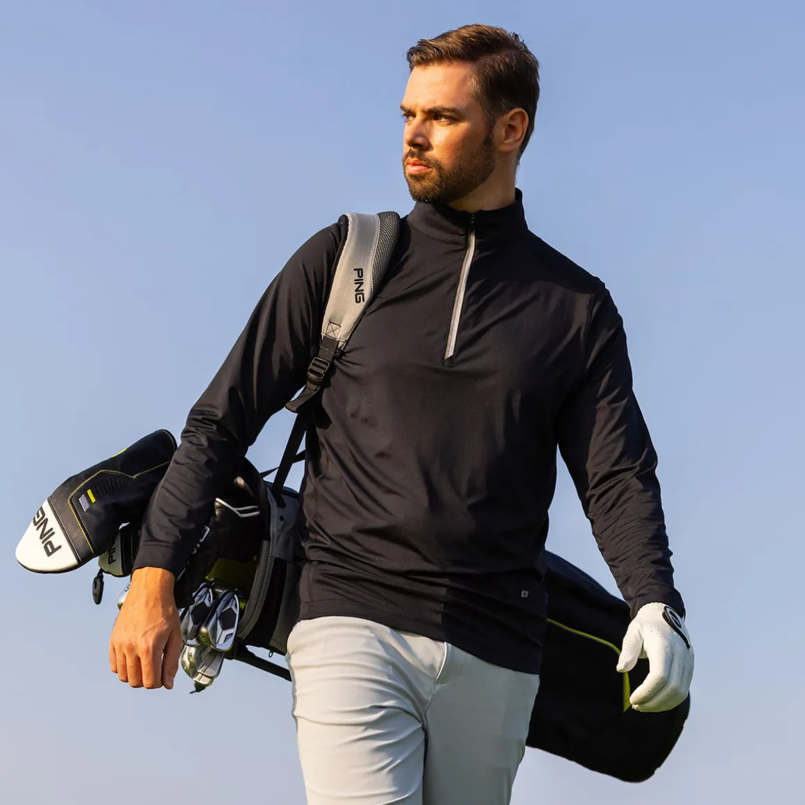 ping_mens_latham_halfzip__6.webp PING Men's Latham Half-Zip Golf Midlayer
