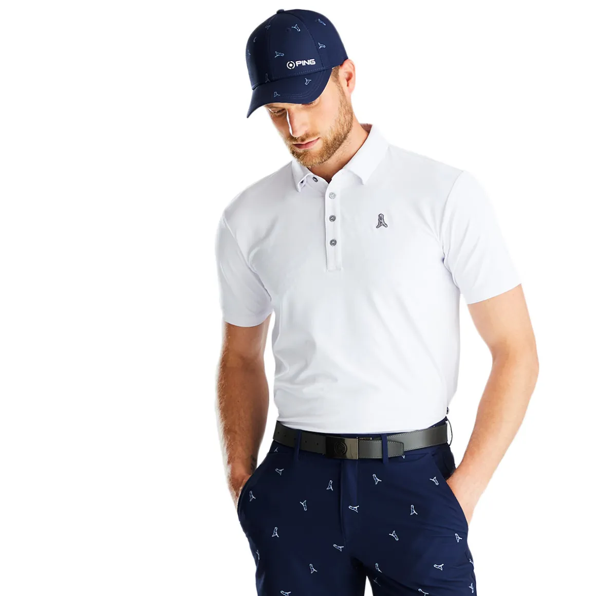 PING Men's Mr. Ping Golf Polo Shirt